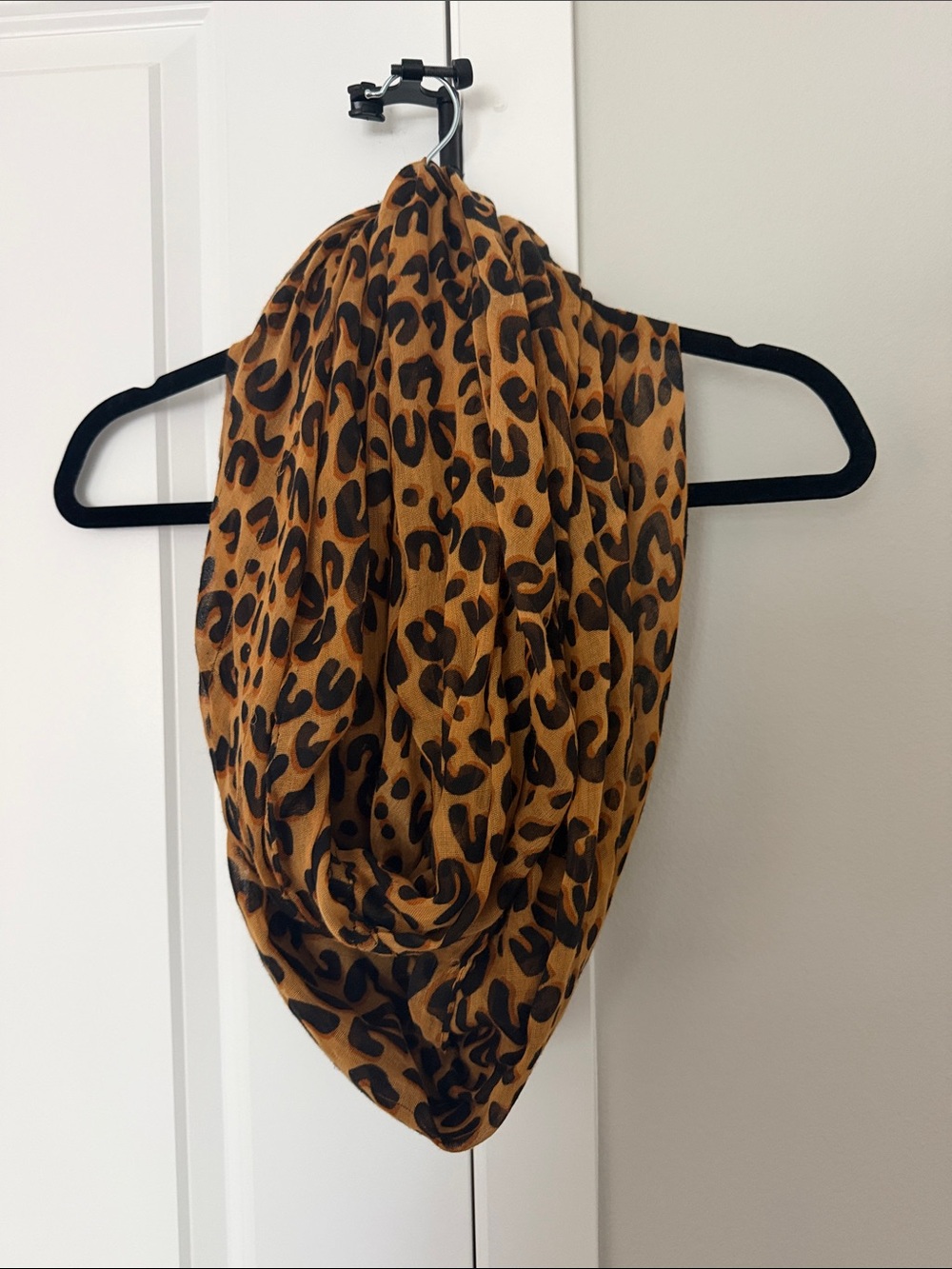 bp Leopard Print Infinity Scarf - Brown & Black